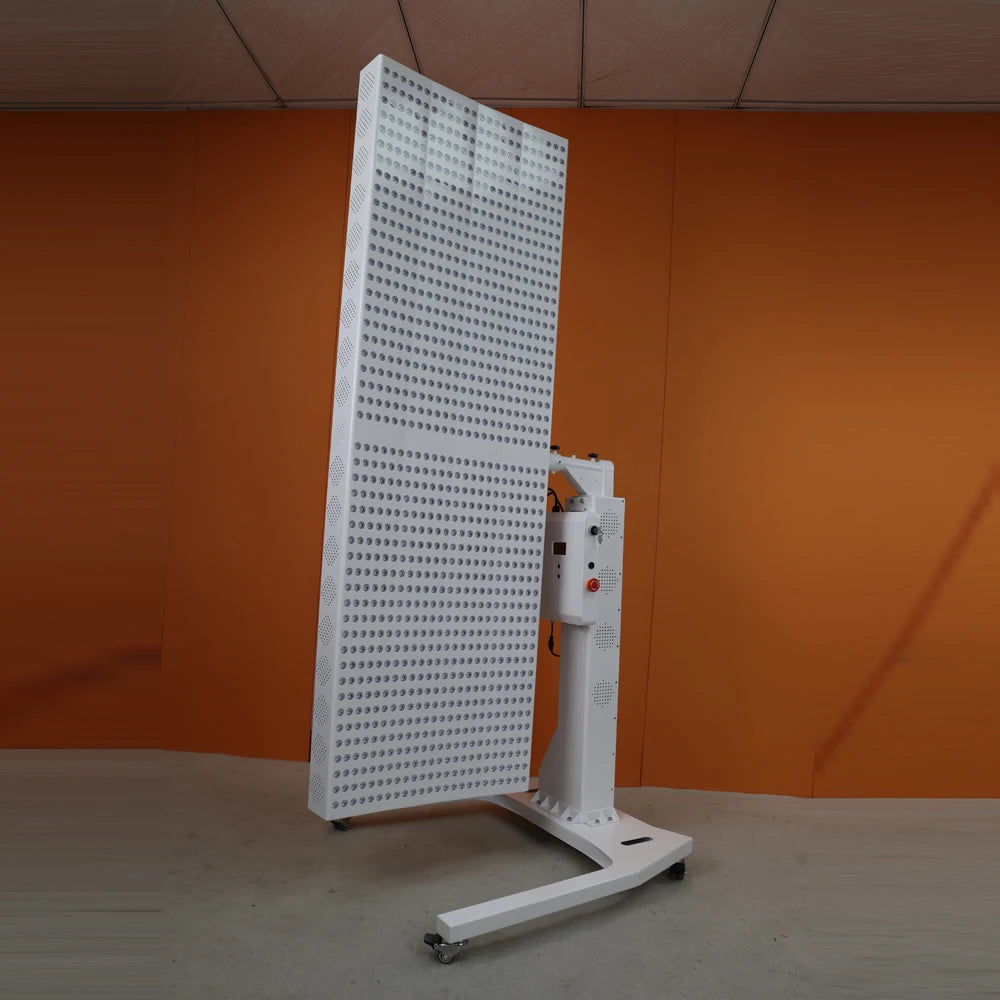 Horizontal 480,590,630,660, 670, 810, 830, 850,1060nm pain relief full body near infrared led red light therapy device panel bed