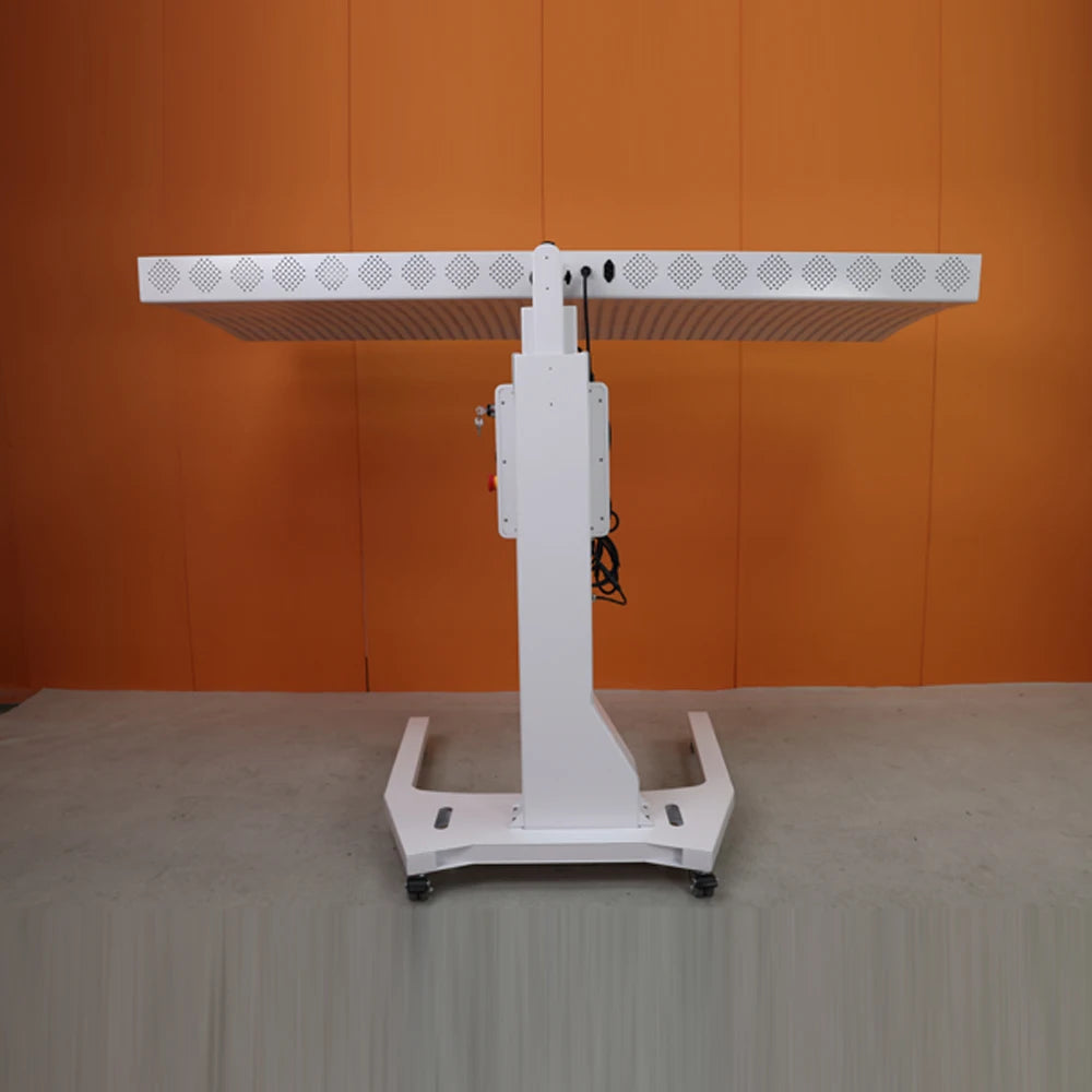 Horizontal 480,590,630,660, 670, 810, 830, 850,1060nm pain relief full body near infrared led red light therapy device panel bed