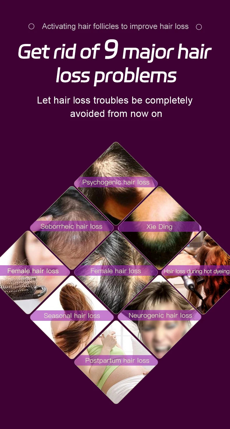 Hair Growth Products Hair Growth Cap Red Light Haircare Therapy Hair Grow Light Activate Hair follicles Led Lights 650nm
