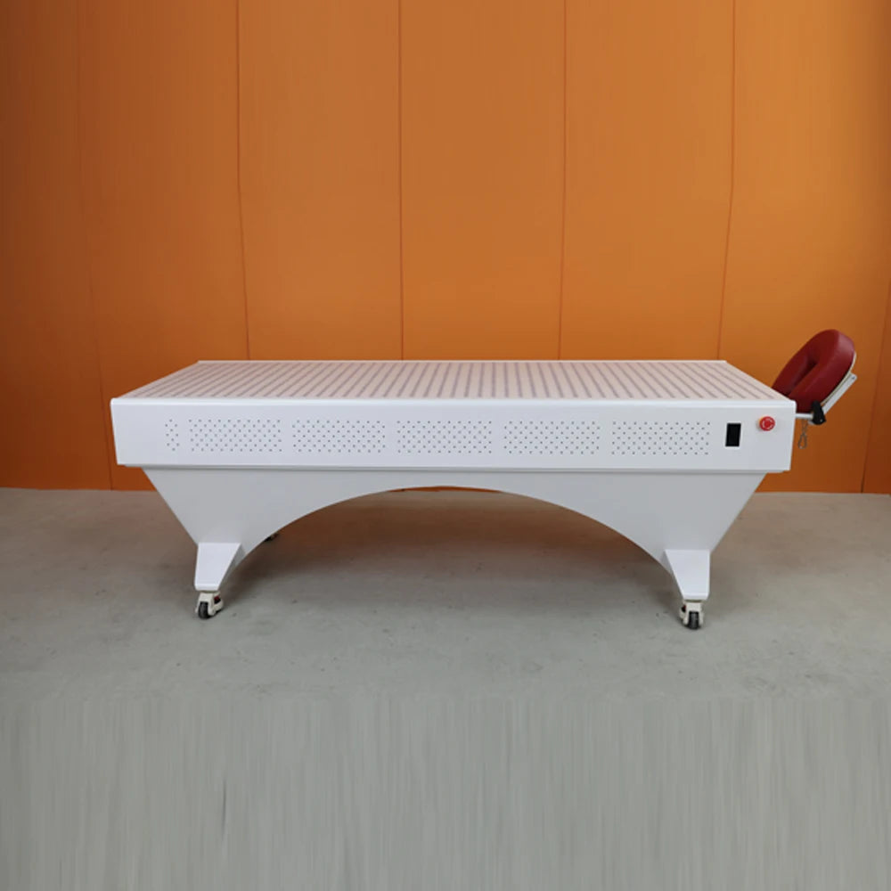 Horizontal 480,590,630,660, 670, 810, 830, 850,1060nm pain relief full body near infrared led red light therapy device panel bed